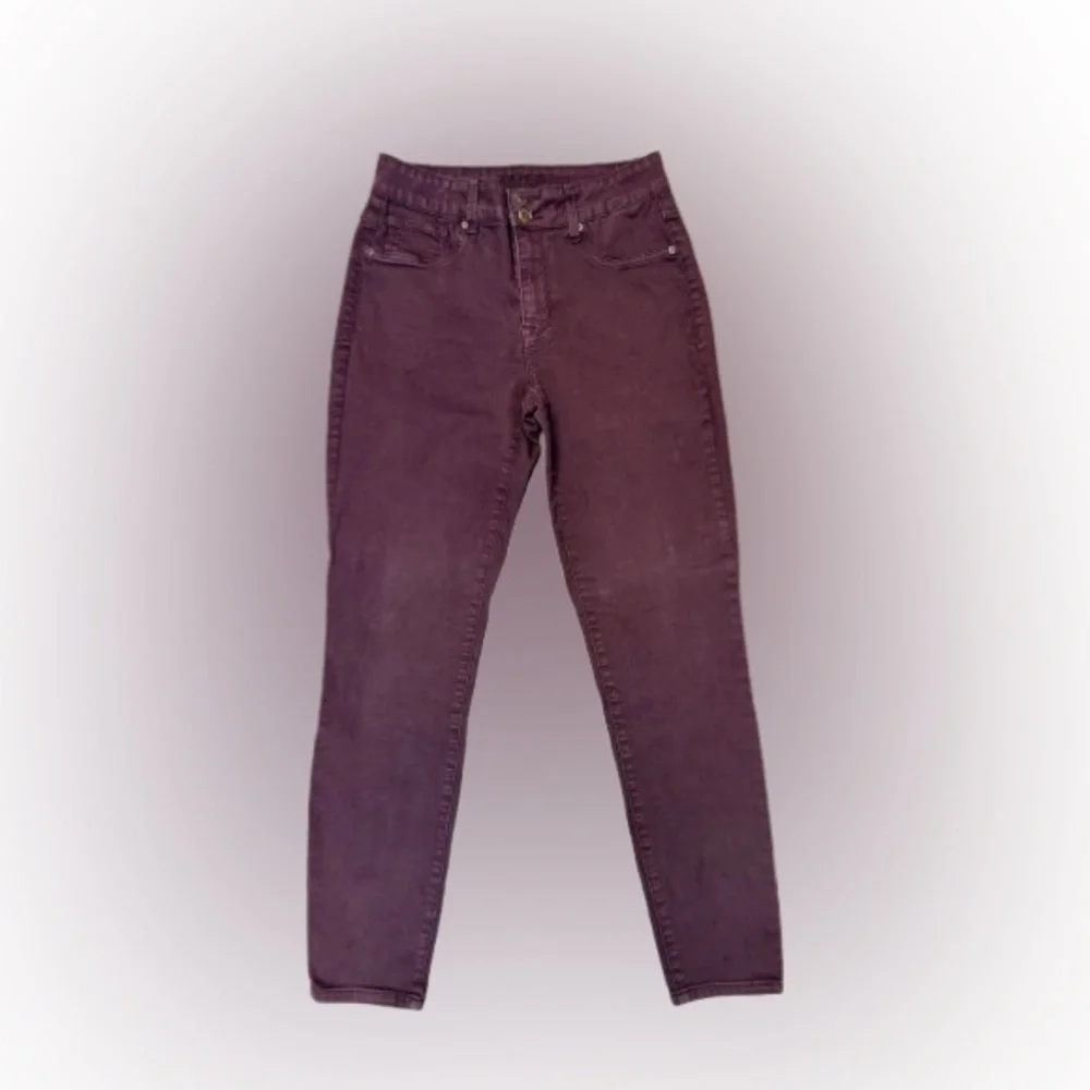 Maurice’s Purple Plum Hi-Rise Stretch Jeans Size Medium Regular 28” Inseam - Picture 1 of 4